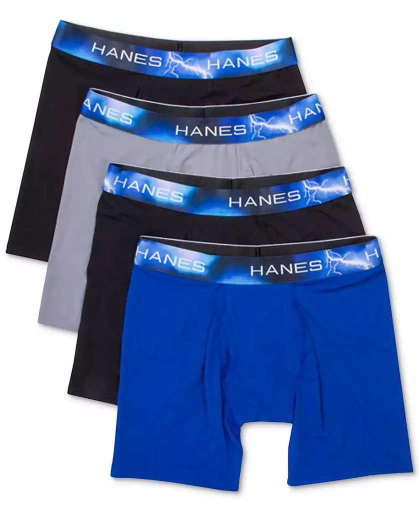 Hanes Men's Classics Ultimate® X-Temp® 4-Pk. Moisture-Wicking Mesh Boxer Briefs 1