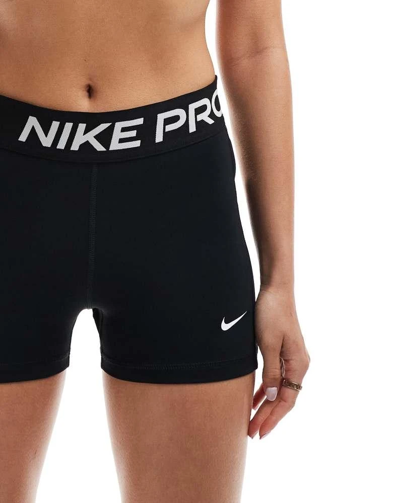 NIKE Nike Pro Training 365 3 inch leakproof leggings shorts in black 5