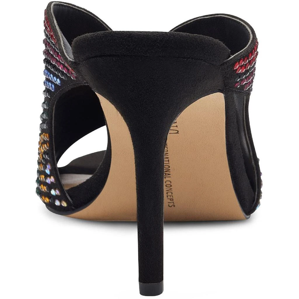 INC International Womens Microsuede Slides Heels 3