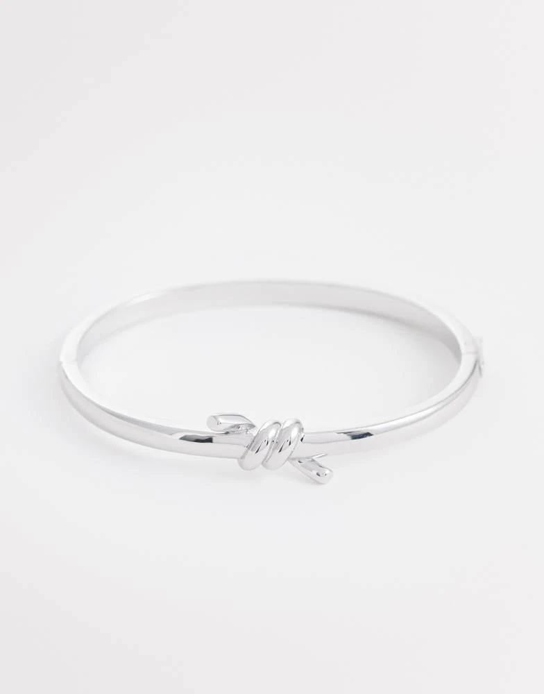 Abbott Lyon Abbott Lyon twisted knot bangle in silver