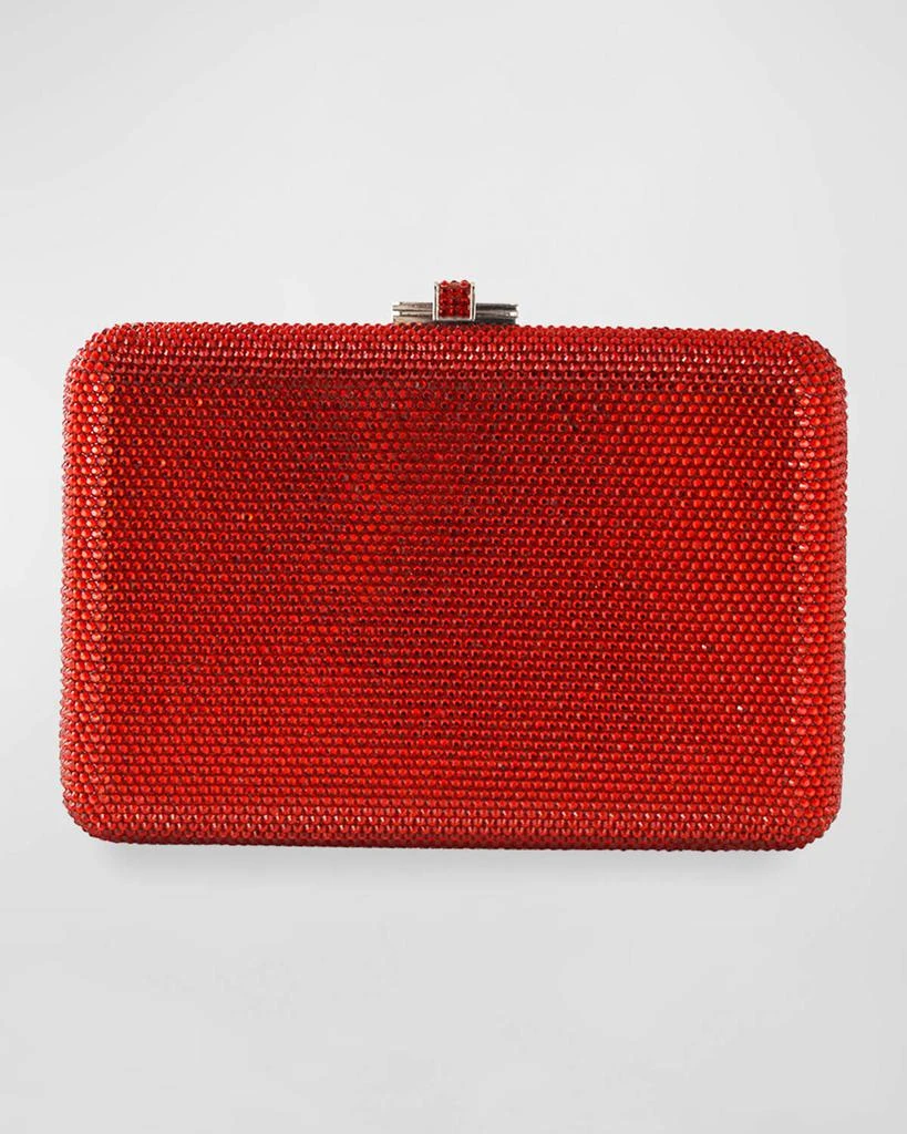Judith Leiber Slim Slide Crystal Evening Clutch Bag 1
