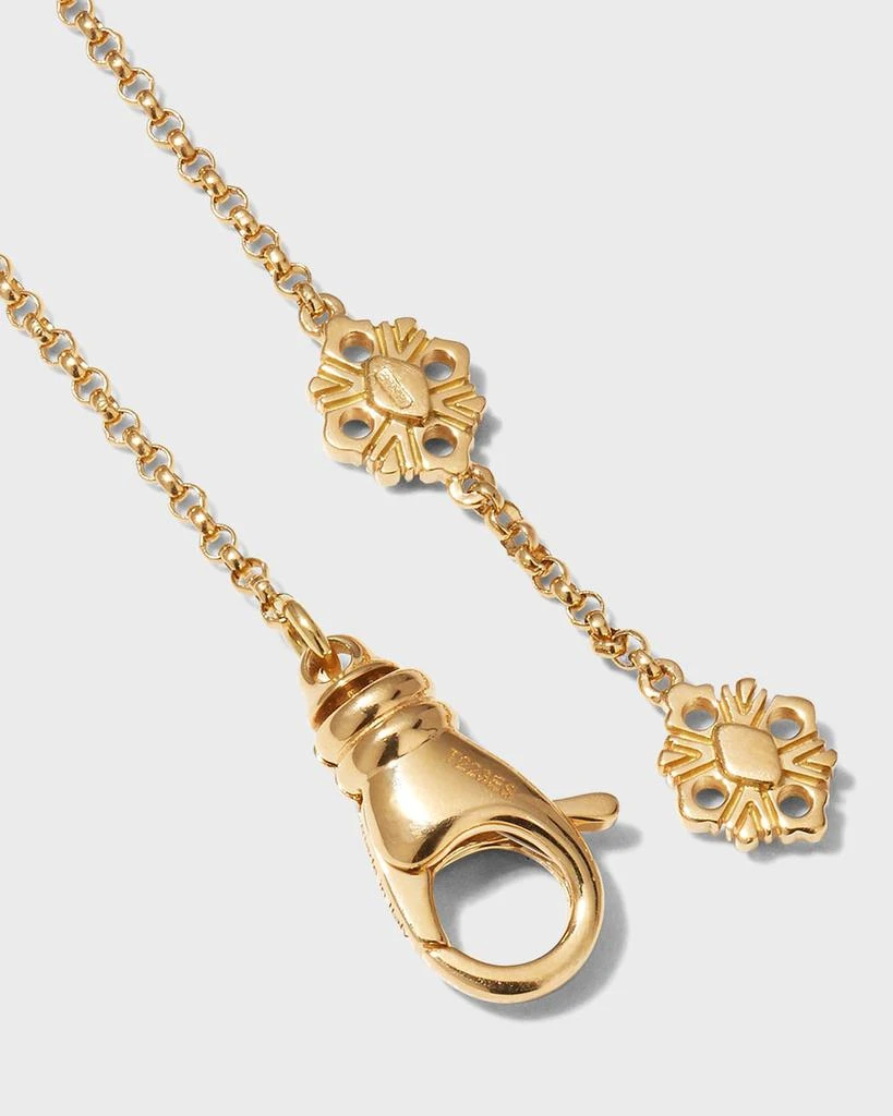 Buccellati Opera Tulle 18K Gold Red Enamel Pendant Necklace 4
