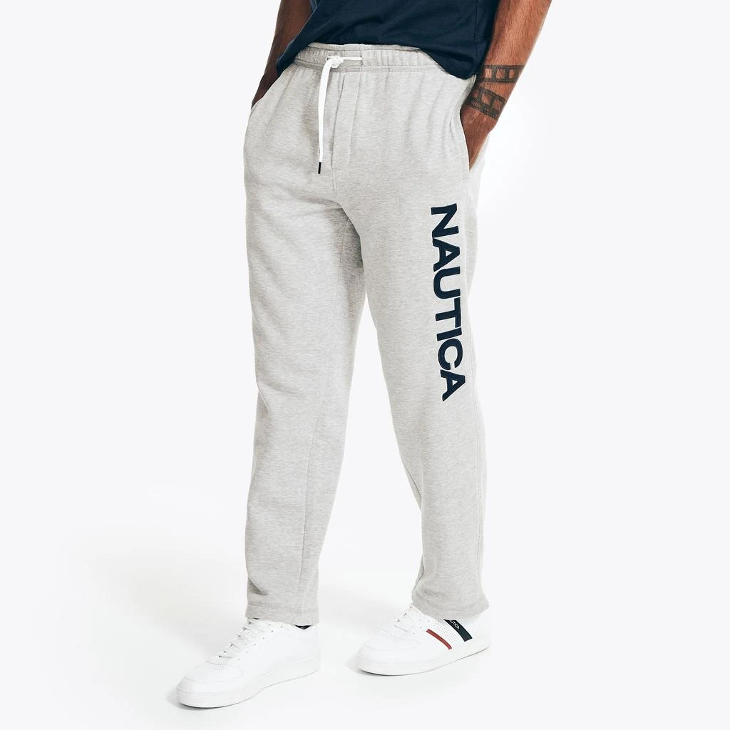 Nautica Mens Logo Fleece Sweatpant 1