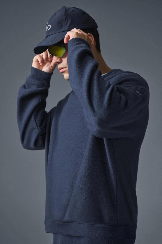 Alo Triumph Restore Crew Neck Sweatshirt - Navy 3