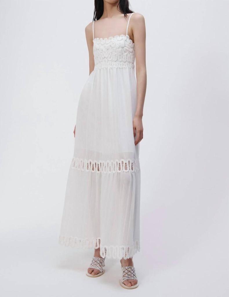 Jonathan Simkhai Jonathan Simkhai - SALANA CROCHET MAXI DRESS