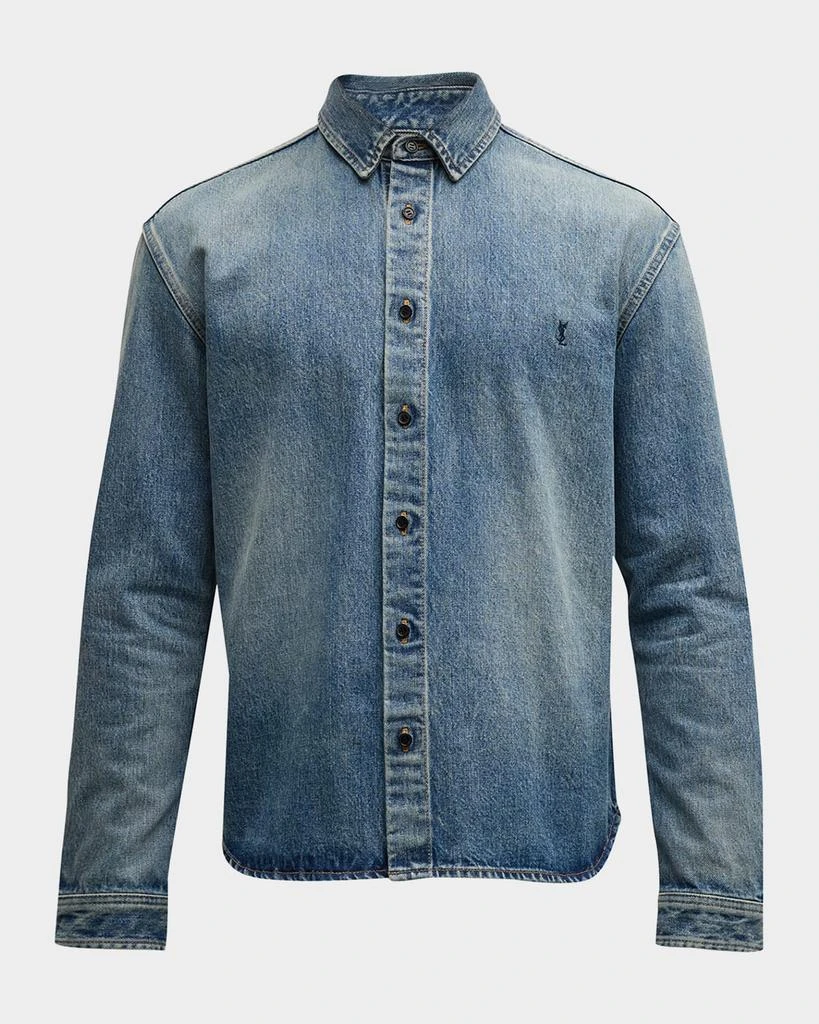 Yves Saint Laurent Men's Denim Shirt 1