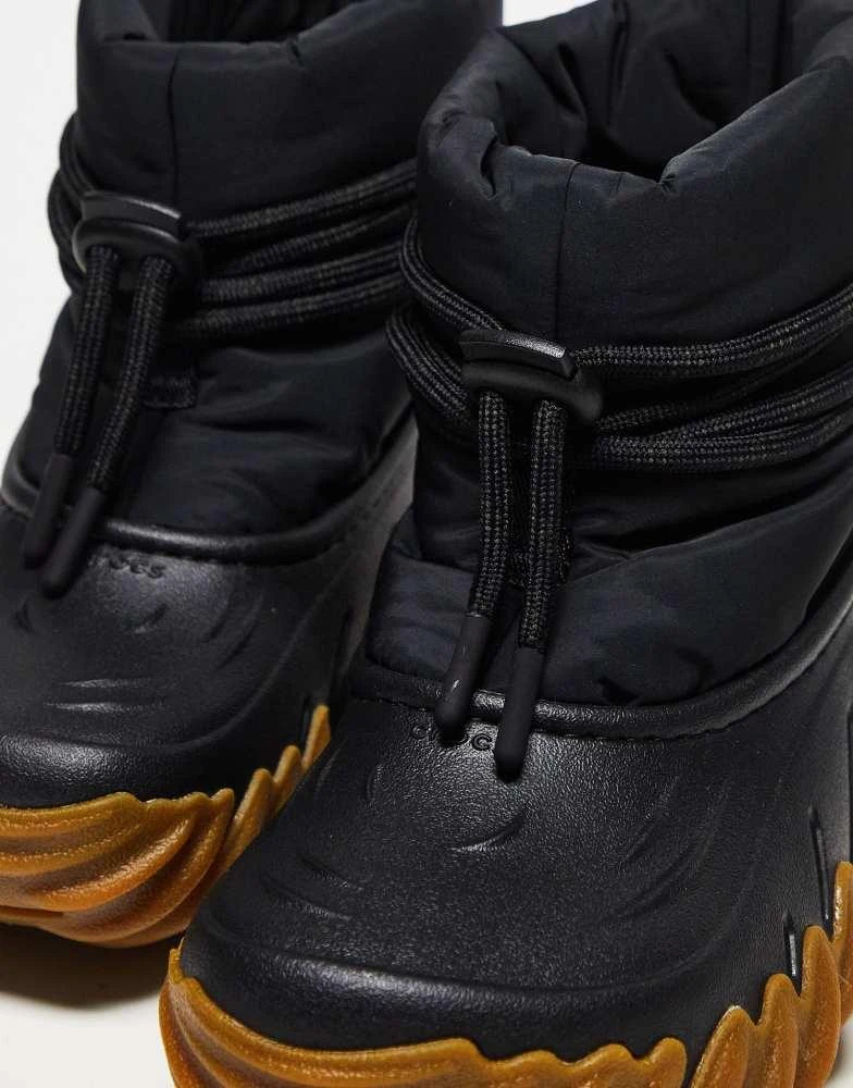 Crocs Crocs unisex echo boots in black gum 2
