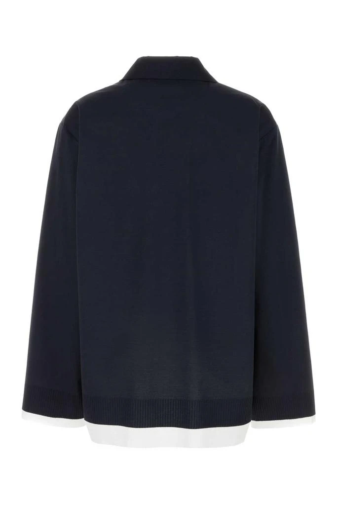 Miu Miu Navy Blue Silk Shirt 2