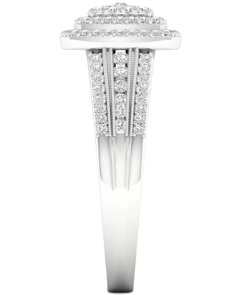 Macy's Diamond Cluster Ring (1/2 ct. t.w.) in Sterling Silver 5