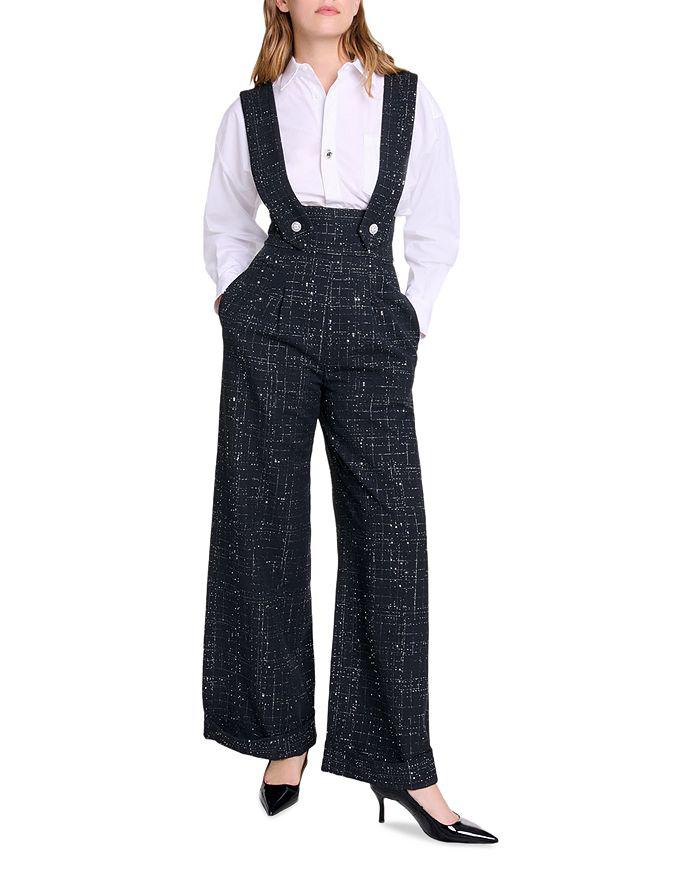 Maje Pitella Tweed Jumpsuit - Jumpsuits - Free Shipping - BeyondStyle