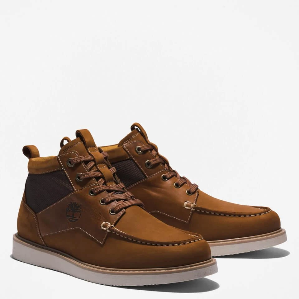 Timberland TIMBERLAND MEN'S NEWMARKET II NUBUCK LACE UP BOOTS - RUST 2