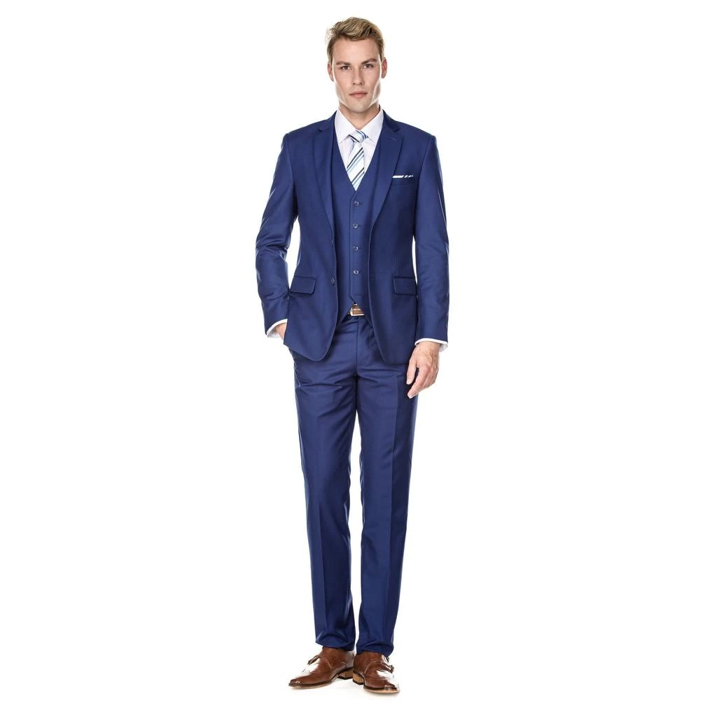 Braveman Men's Signature 3-Piece Slim Fit Suits 1