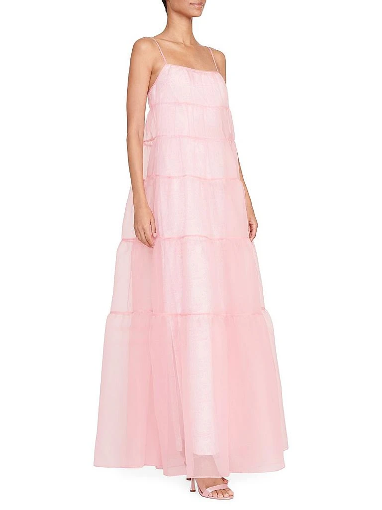 Staud Whitley Cotton-Blend Organza Gown 3