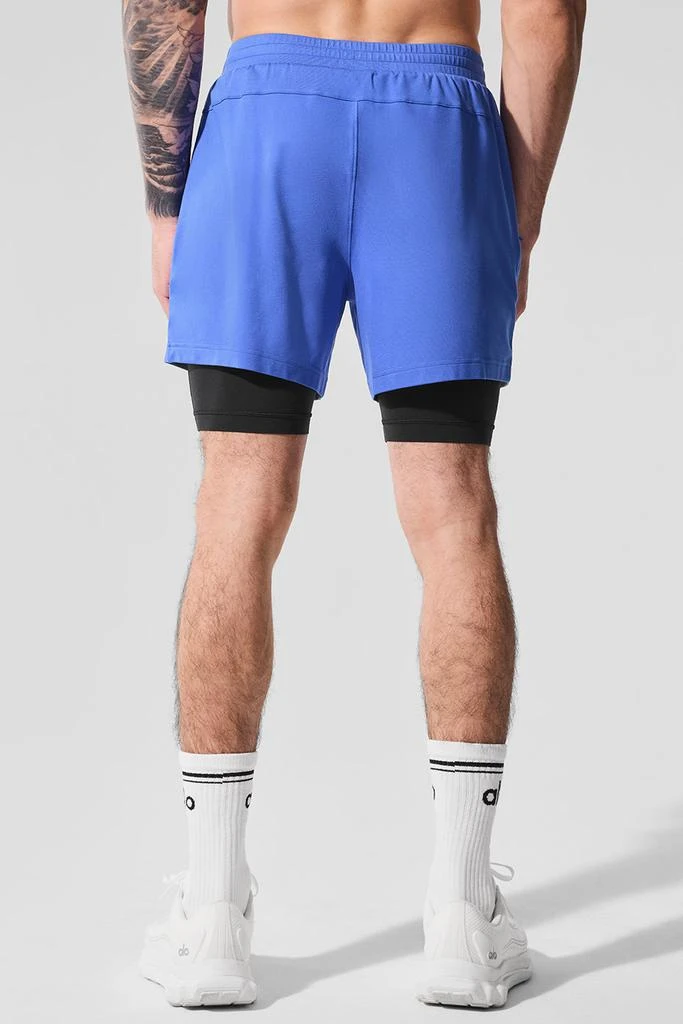 Alo Conquer React 2-In-1 Performance Short - Marathon Blue/Black 3