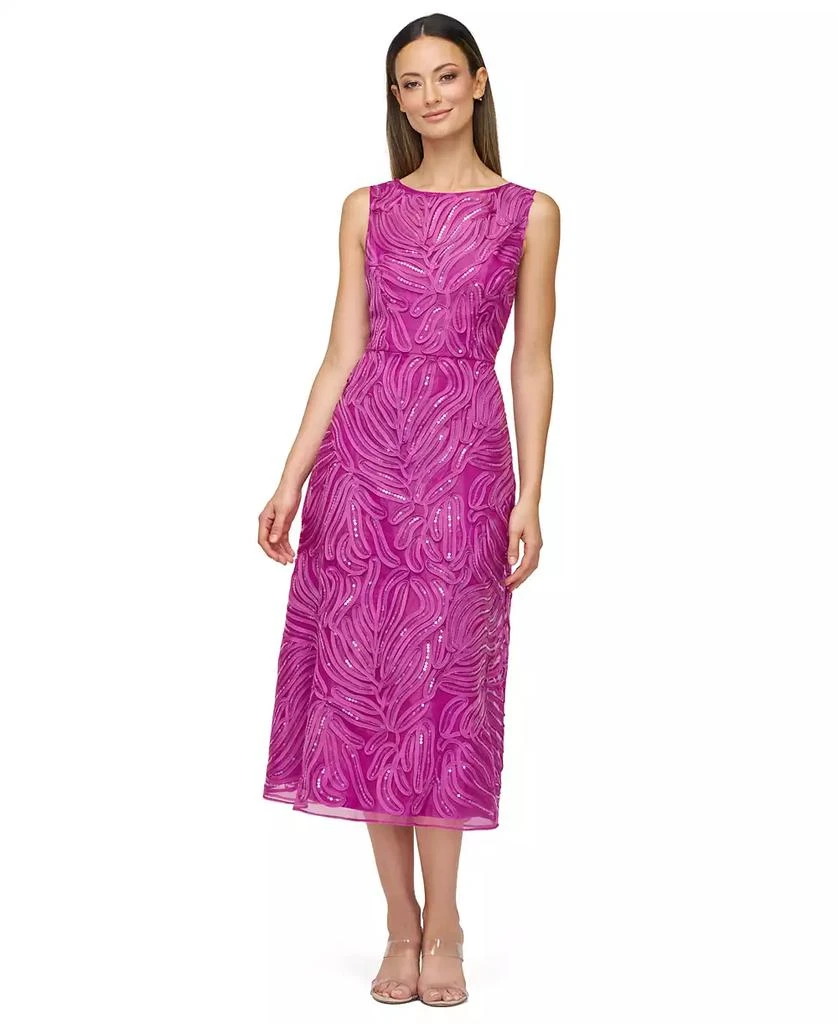 JS Collections Women's Embellished A-Line Dress 1