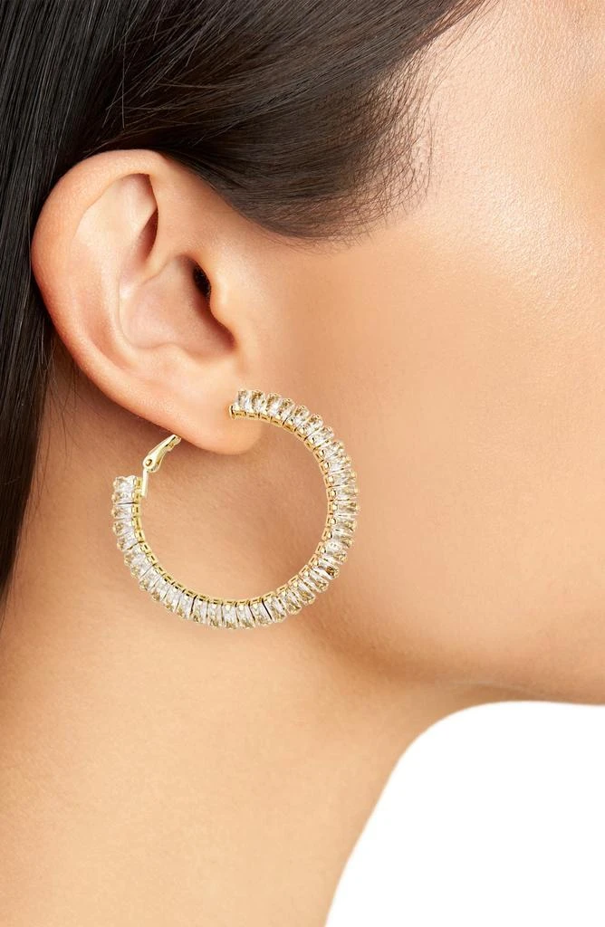 Tasha Crystal Hoop Earrings 2
