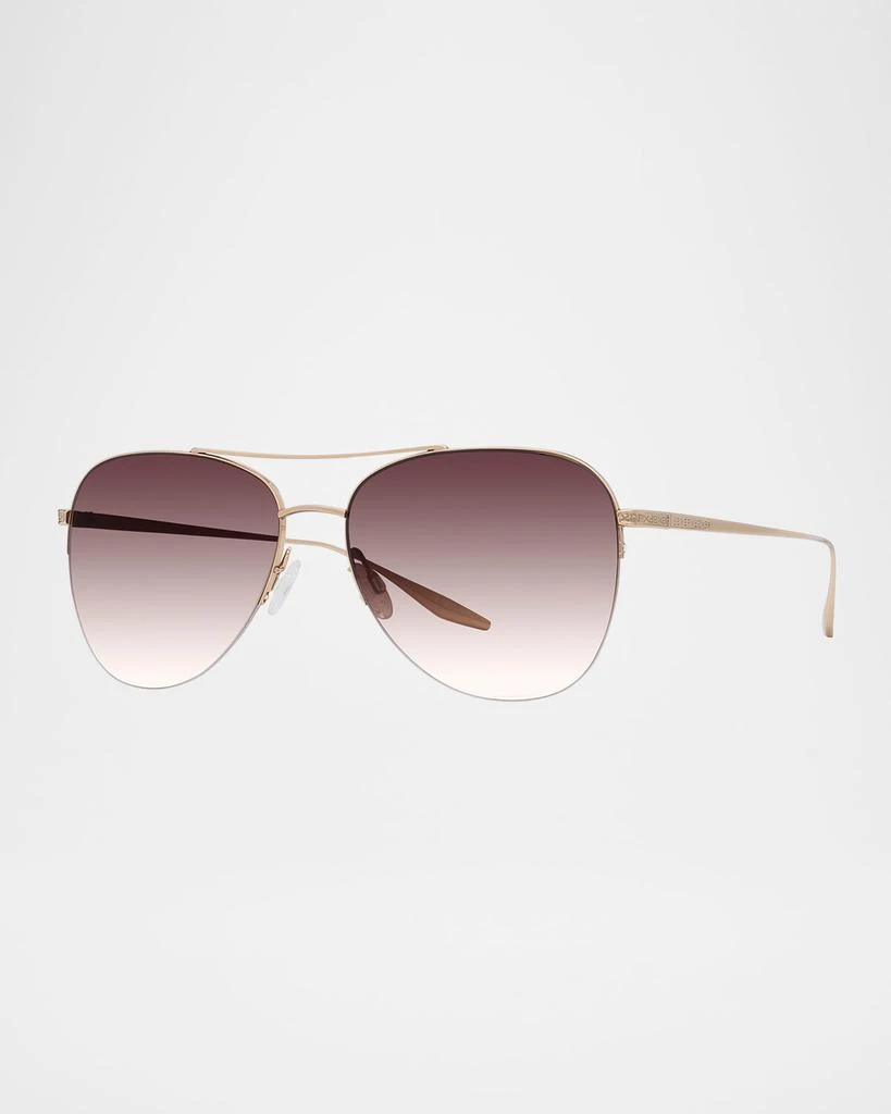 Barton Perreira Chevalier 57 Titanium Aviator Sunglasses 1