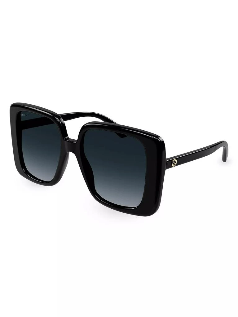 Gucci 80S Monocolor 55MM Butterfly Sunglasses 2
