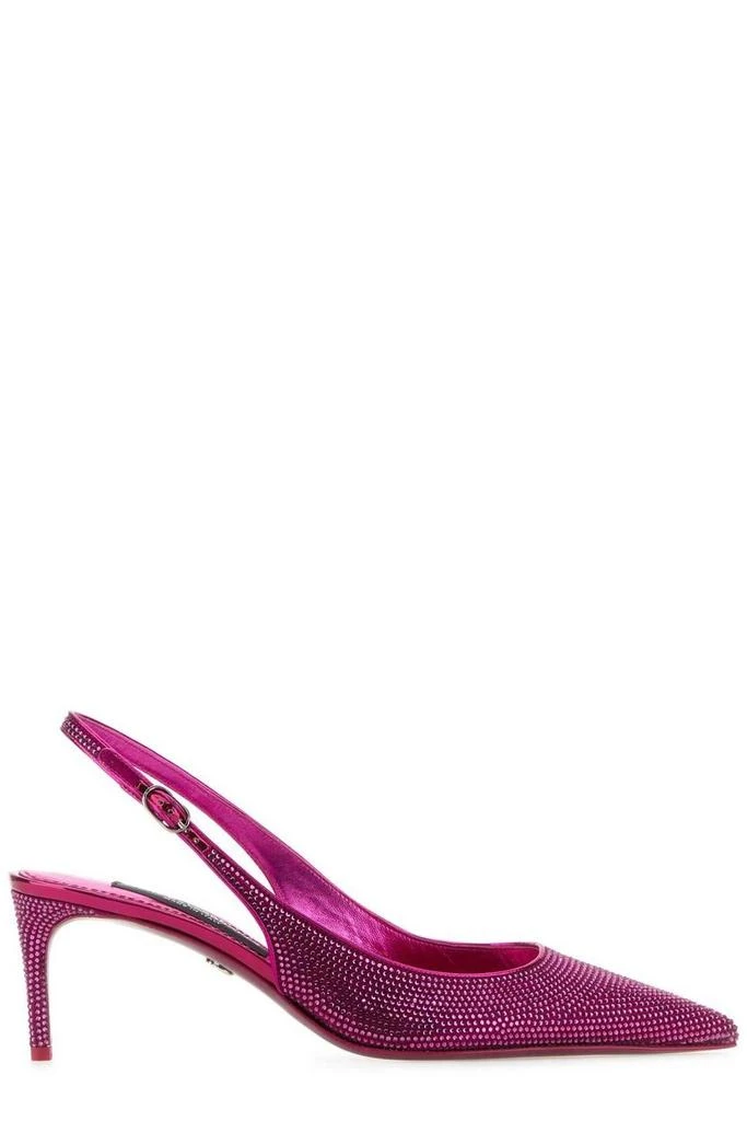 Dolce 
Gabbana Dolce 
Gabbana Rhinestones Embellished Slingback Pumps 1
