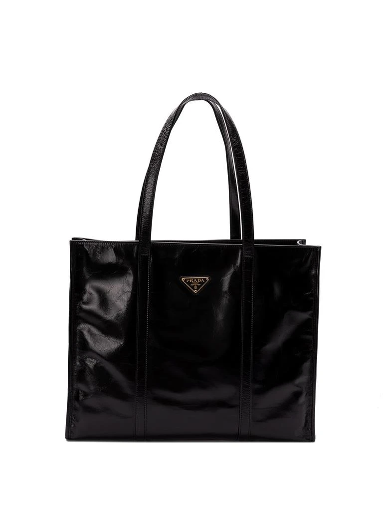 Prada Prada Large Leather Tote Bag 1
