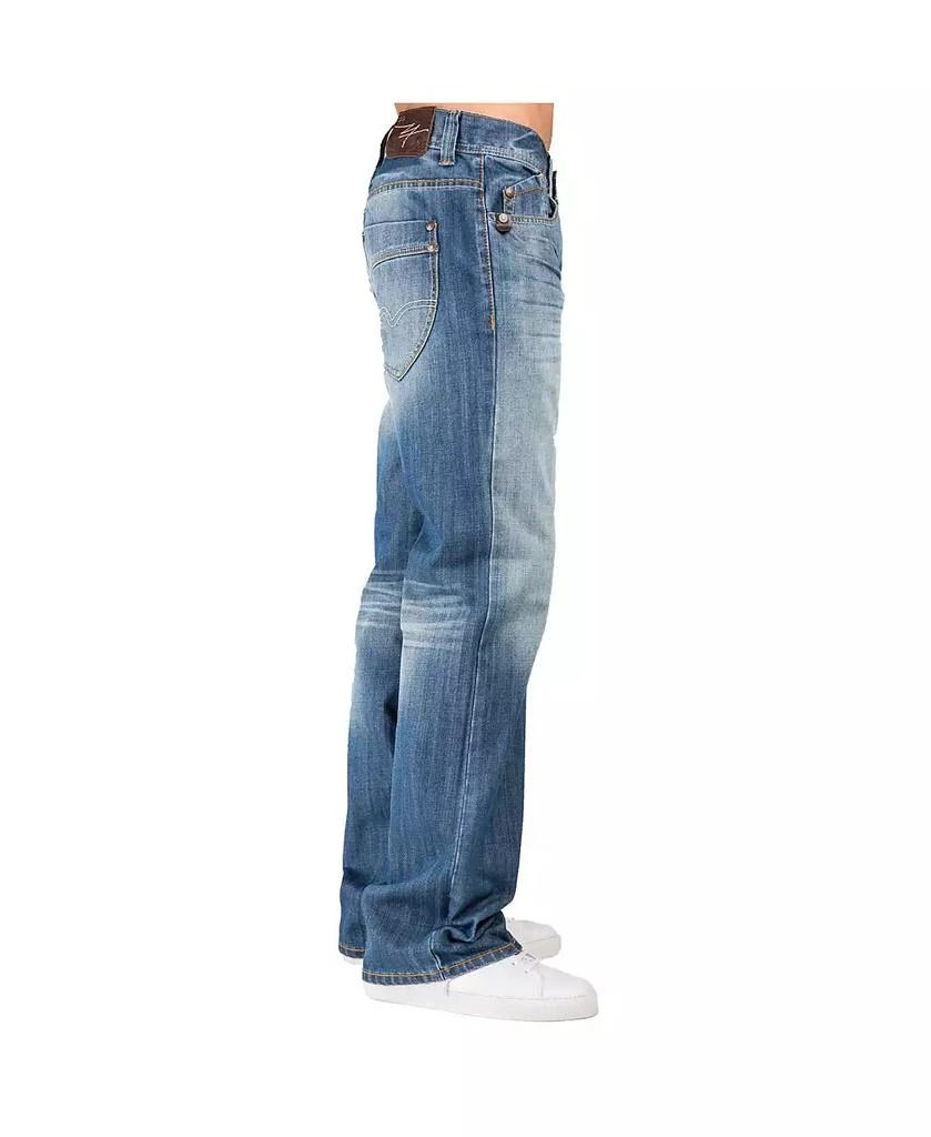 Level 7 Men's Relaxed-Fit Boot cut Premium Denim Jeans 3