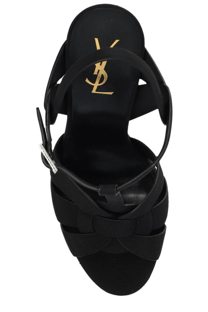 Yves Saint Laurent Saint Laurent Tribute Embellished Platform Sandals 4