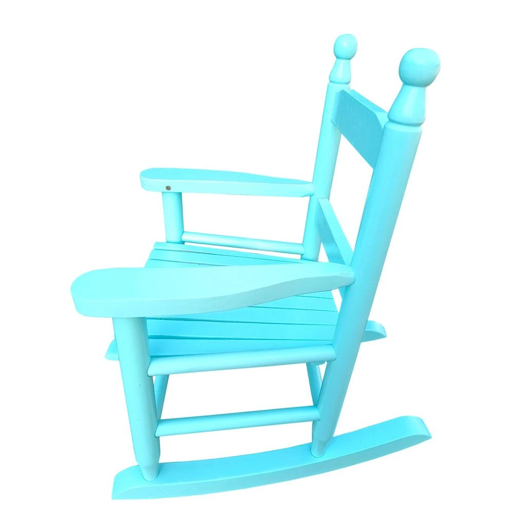 Simplie Fun Children's rocking light Light Blue chair- Indoor or Outdoor -Suitable for kids-Durable 5