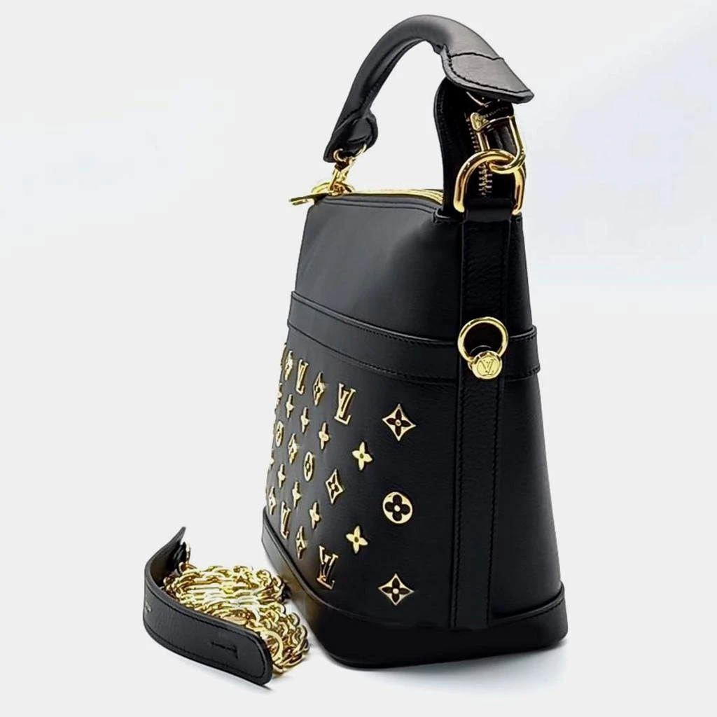Louis Vuitton Louis Vuitton Black Leather Cruiser PM Hobo Bag 2