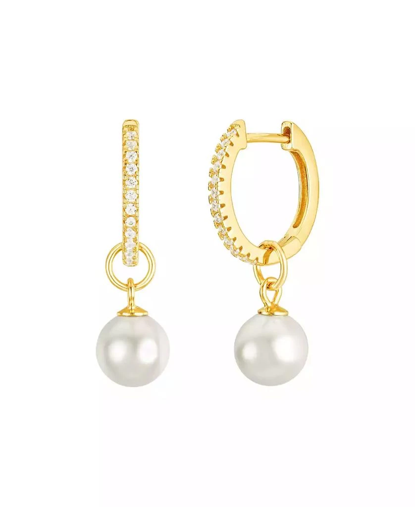 Untamed Petals Perfectly Poised Pearl Hoops