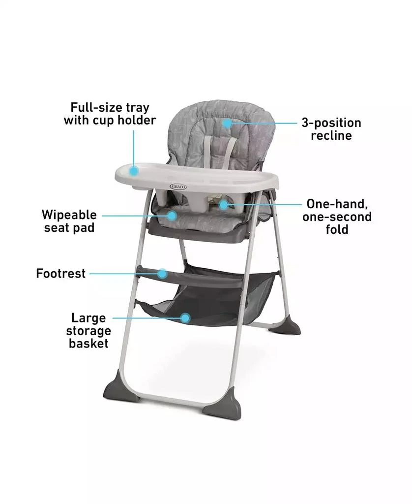 Graco Slim Snacker™ Highchair 2