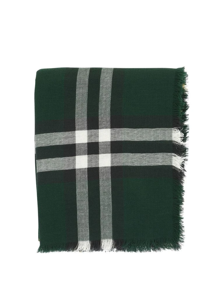Burberry CHECK WOOL SCARF 1