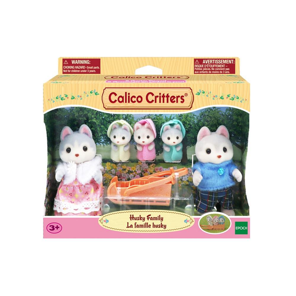 Calico Critters Husky Family, Set of 5 Collectable Doll Figures