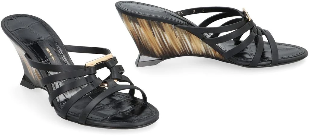 Salvatore Ferragamo Leather Slides 3