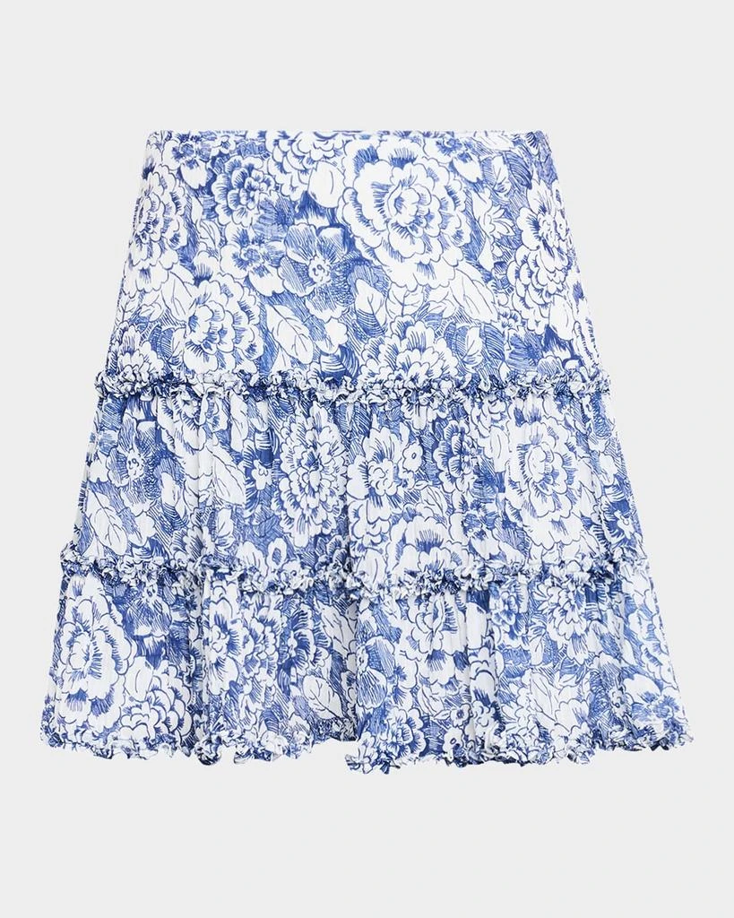 Cinq a Sept Thea Sketchbook Floral Mini Skirt 1