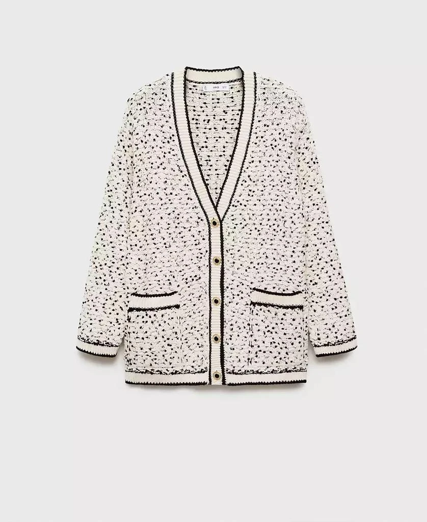Mango Women's Flecked Oversize Cardigan 2