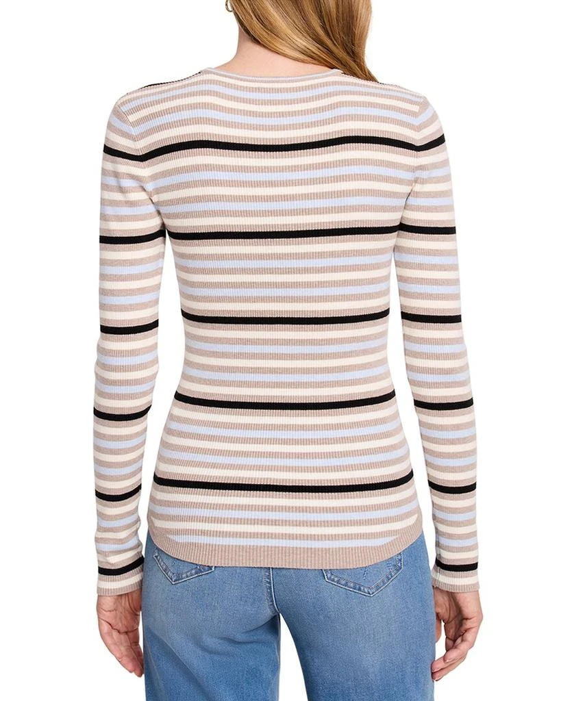 NIC+ZOE NIC+ZOE Striped Ribbed Sweater T-Shirt 2