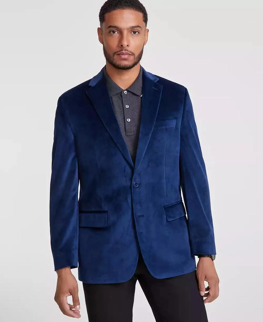Michael Kors Men's Classic-Fit Velvet Sport Coat 1