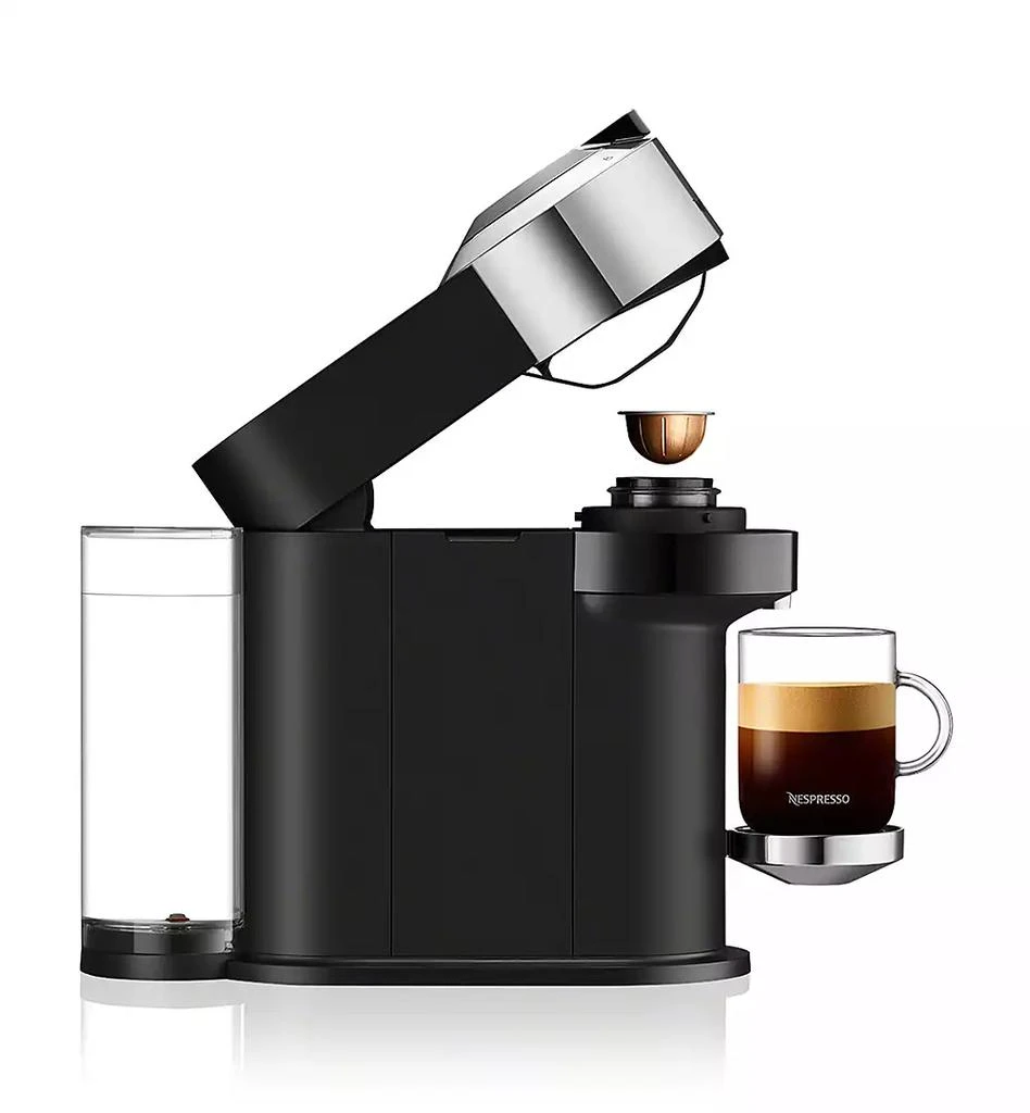 Nespresso Vertuo Next Deluxe Coffee and Espresso Machine by De'Longhi in Chrome 3