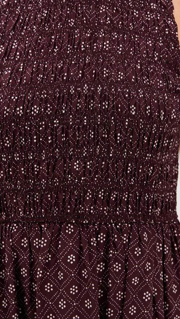 Madewell The Melody Scoop Back Smocked Midi Dress 5