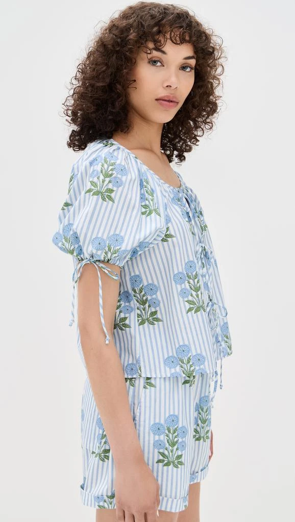 SAYLOR Rheese Block Print Top 3