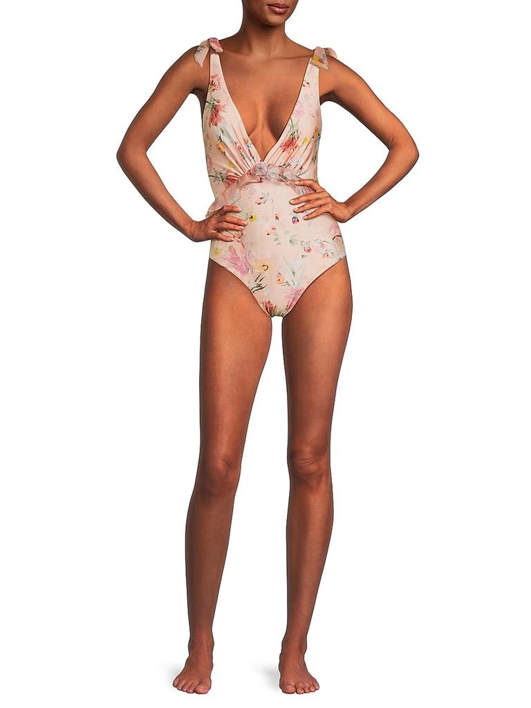 PatBO Lily Flower One-Piece Swimsuit 2