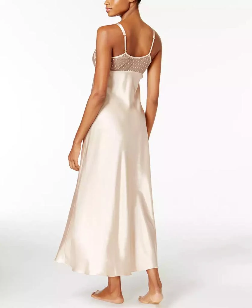 Flora Nikrooz Stella Satin Venise Trim Lingerie Nightgown 2