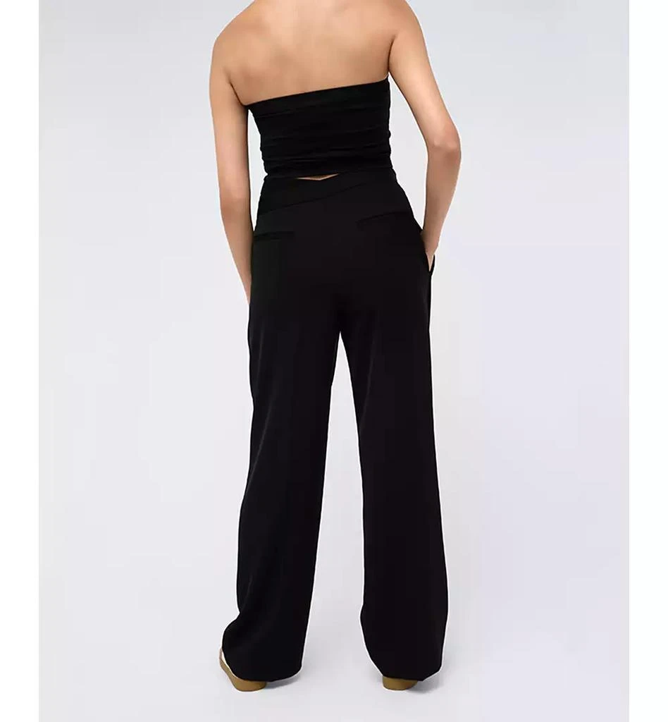 Kenneth Cole Women's High-Rise Criss-Cross Pants 2