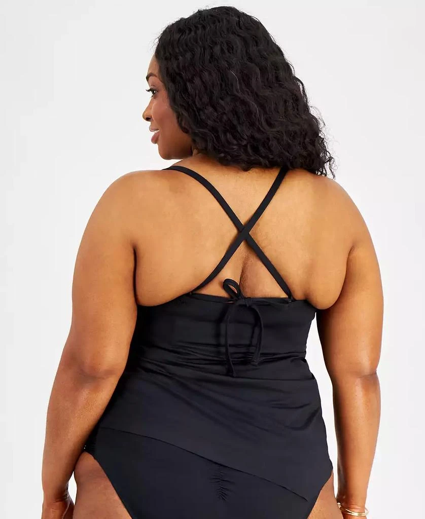 Becca Plus Size Color Code Side-Tie Tankini Top 2
