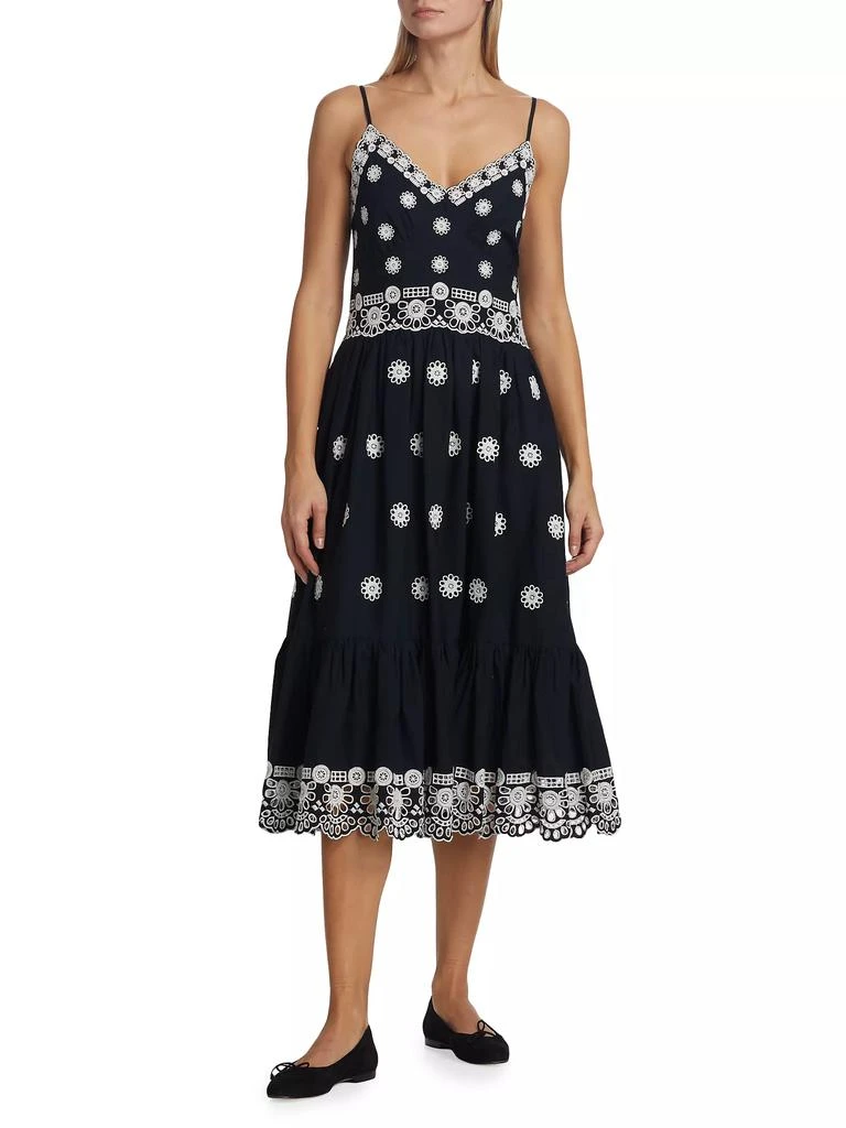 Sea Elysse Cotton Eyelet Midi-Dress 3