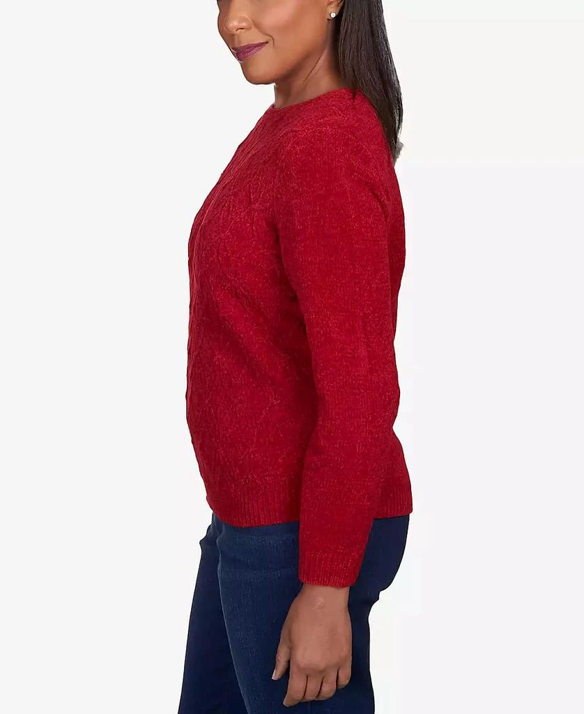 Alfred Dunner Women's Classic Chenille Pullover Sweater 3