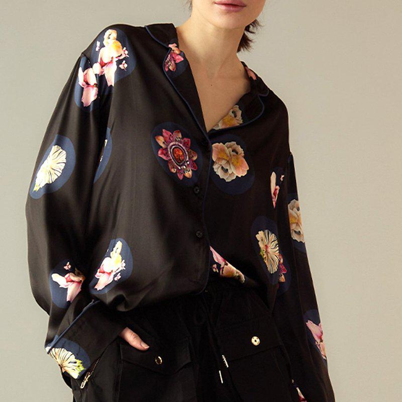 Cynthia Rowley Moonlit Petal Blouse