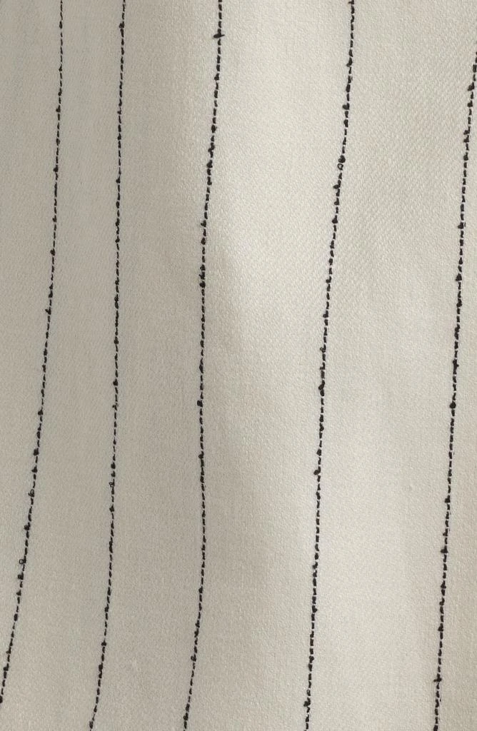 Hugo Boss Dagania Pinstripe Sleeveless Linen Blend Sheath Dress 6