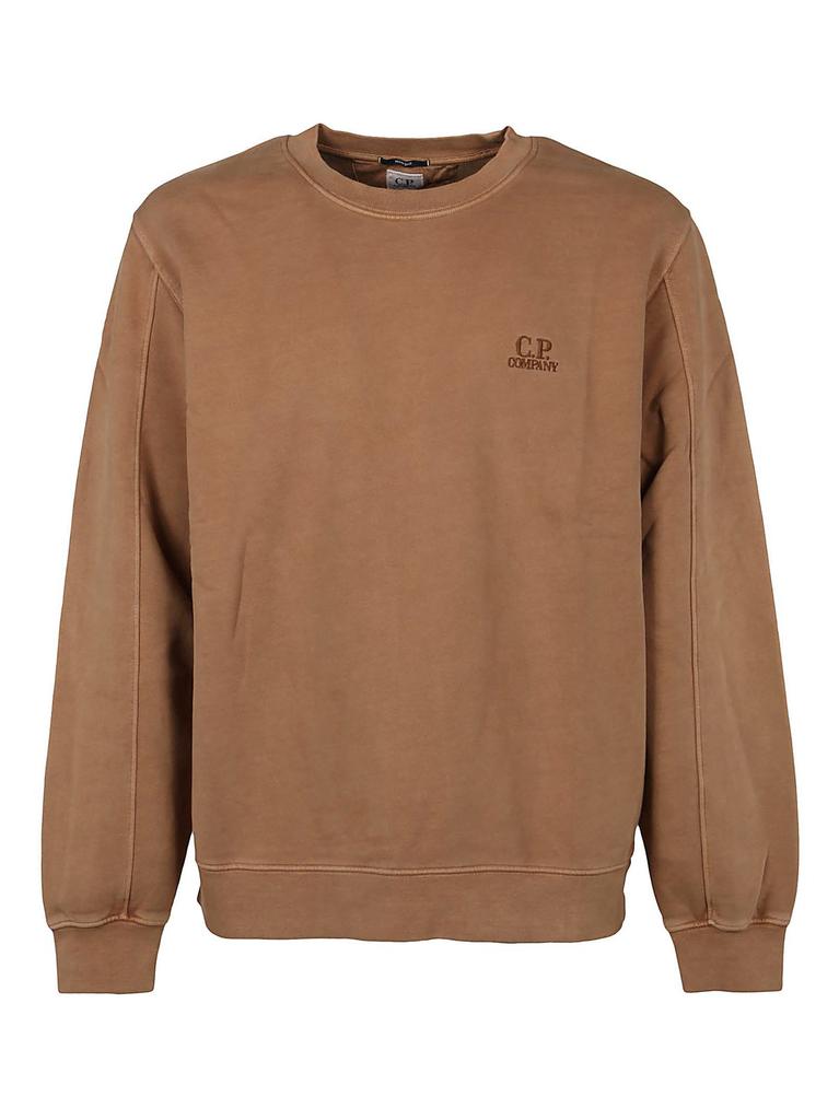 スウェット・トレーナー C.P. Company Crewneck sweatshirt with logo C.P. Company C.P. Company Logo Embroidered Crewneck