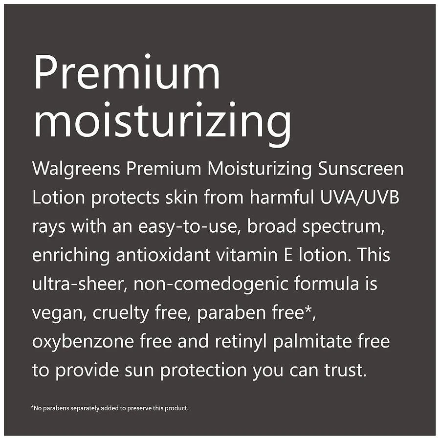 Walgreens 30 Premium Moisturizing Sunscreen Lotion 6